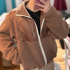 Sherpa Zip-Up Jacket